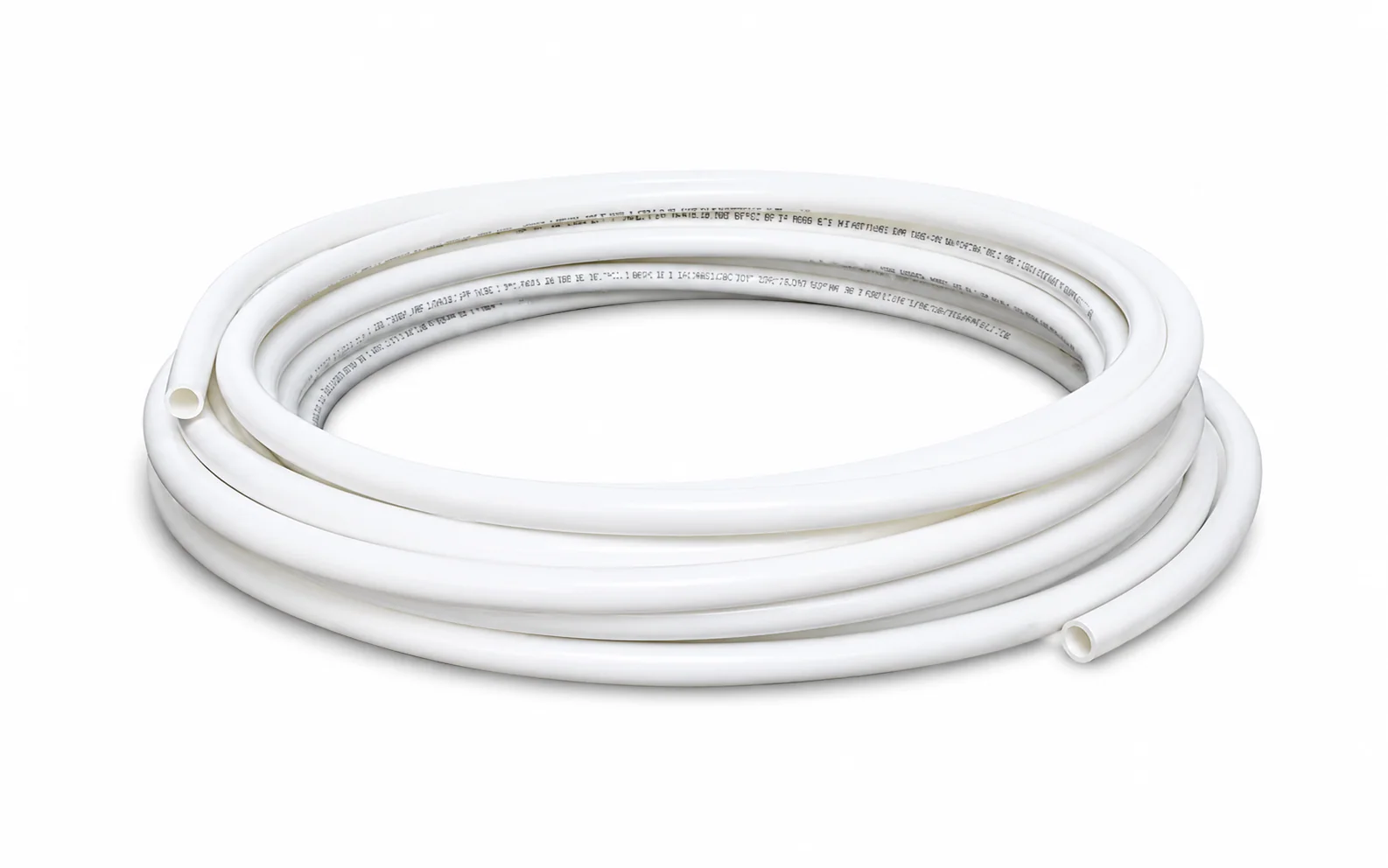 Manguera plástica atóxica blanca de 1/4″