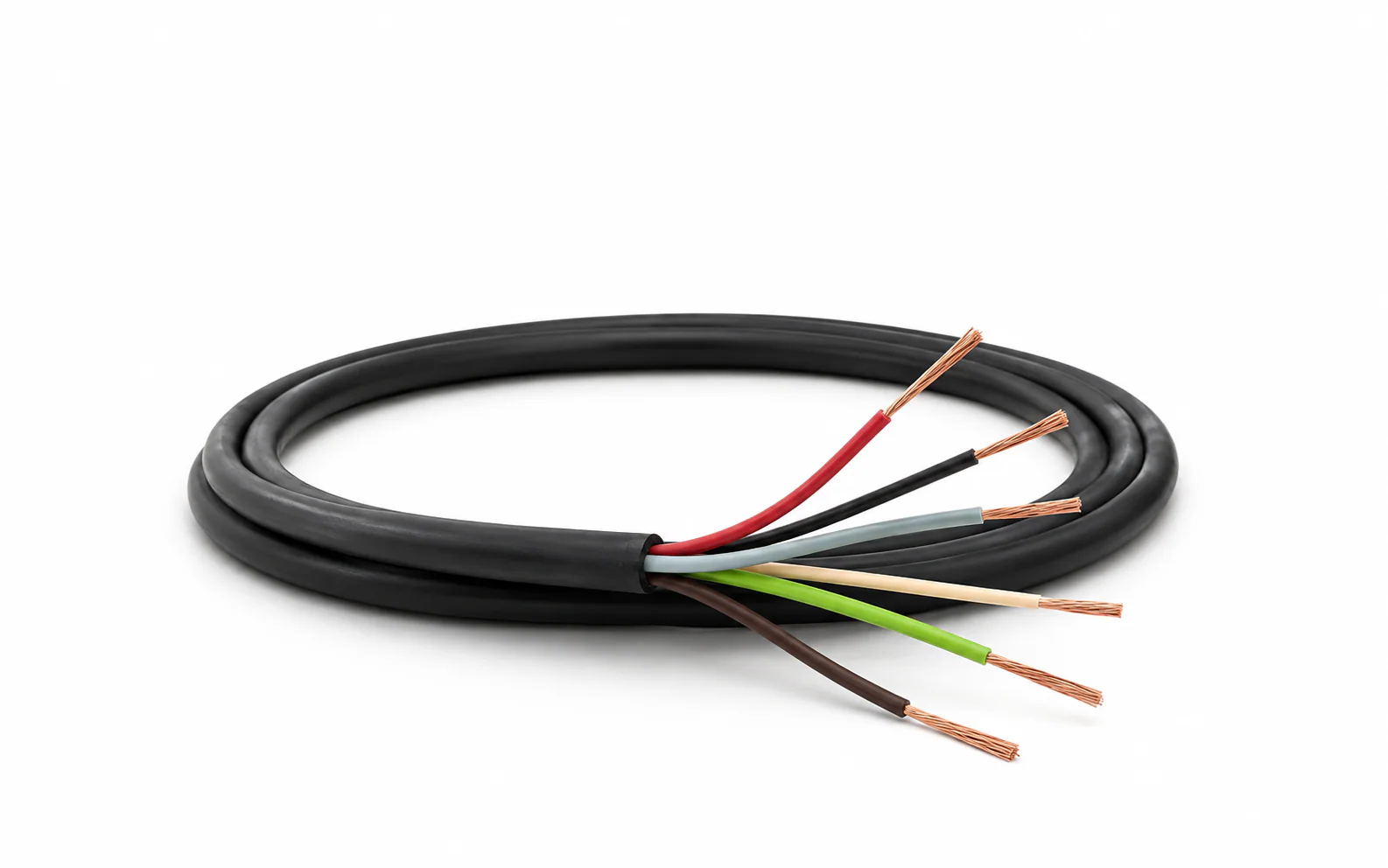 Cable tipo taller flexible de cinco conductores de 1,5 mm².