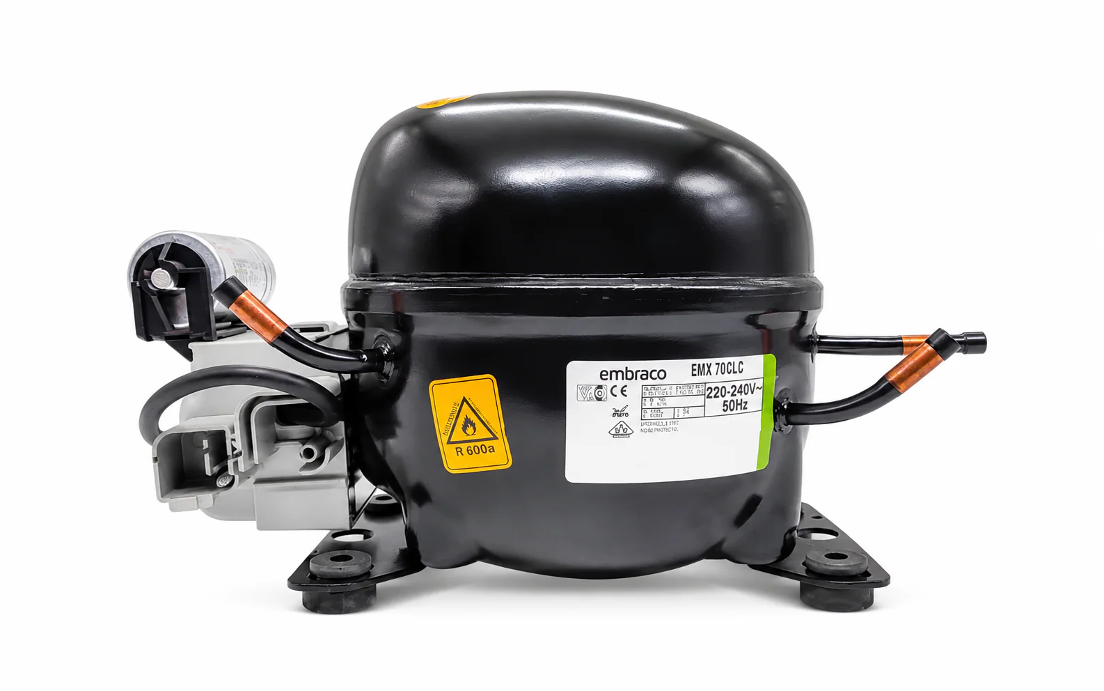 Motocompresor Embraco EMX70CLC 1/4 HP para R600a