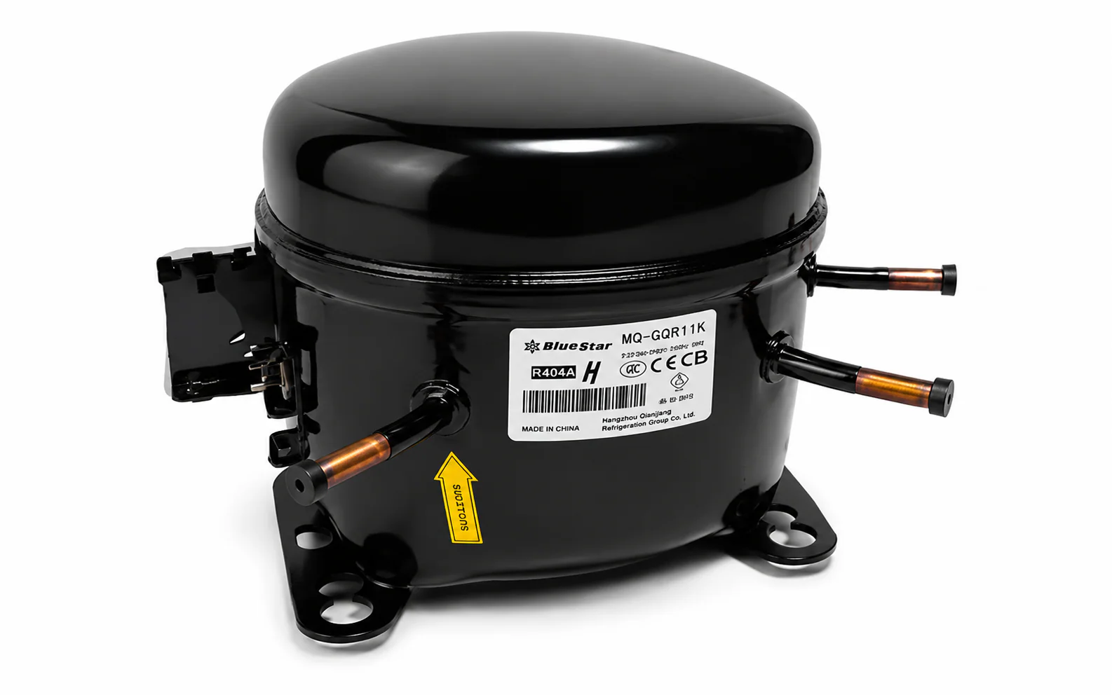 Motocompresor BlueStar MQGQR11K para R404A y R22