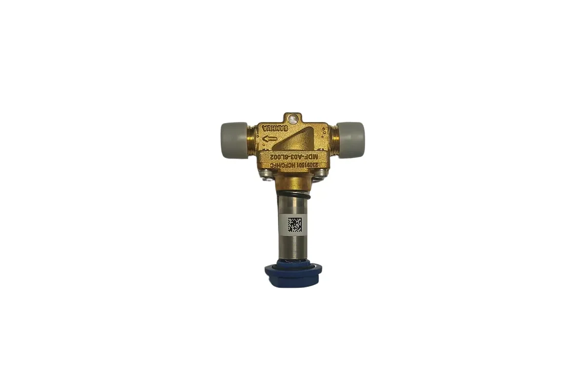 Cuerpo de válvula solenoide Sanhua 3/8 FL sin bobina, modelo MDFA036L001