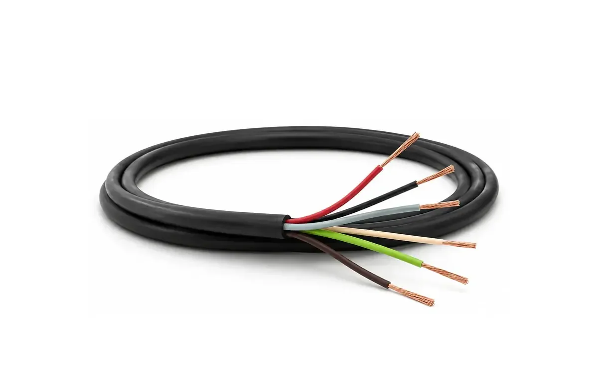 Cable tipo taller 5 por 1,5 milímetros cuadrados